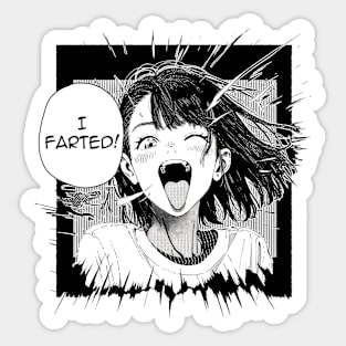 Anime Fart Sticker